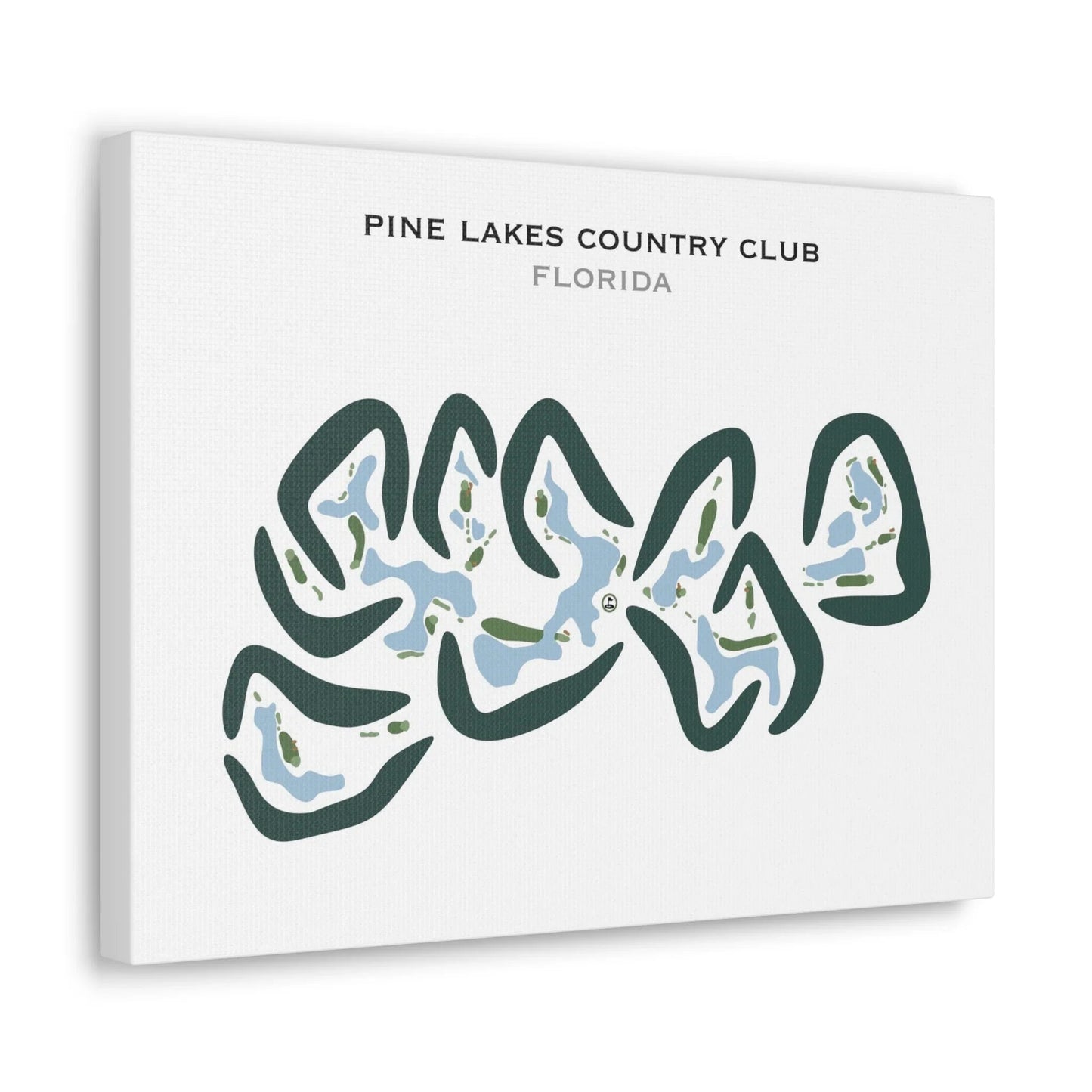 Pine Lakes Country Club, Florida - Printed Golf Courses