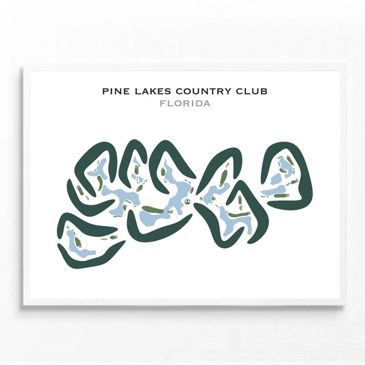 Pine Lakes Country Club, Florida - Printed Golf Courses