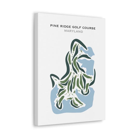 Pine Ridge Golf Course, Maryland - Printed Golf Courses
