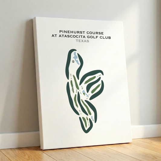 Pinehurst Course at Atascocita Golf Club, Texas - Printed Golf Courses