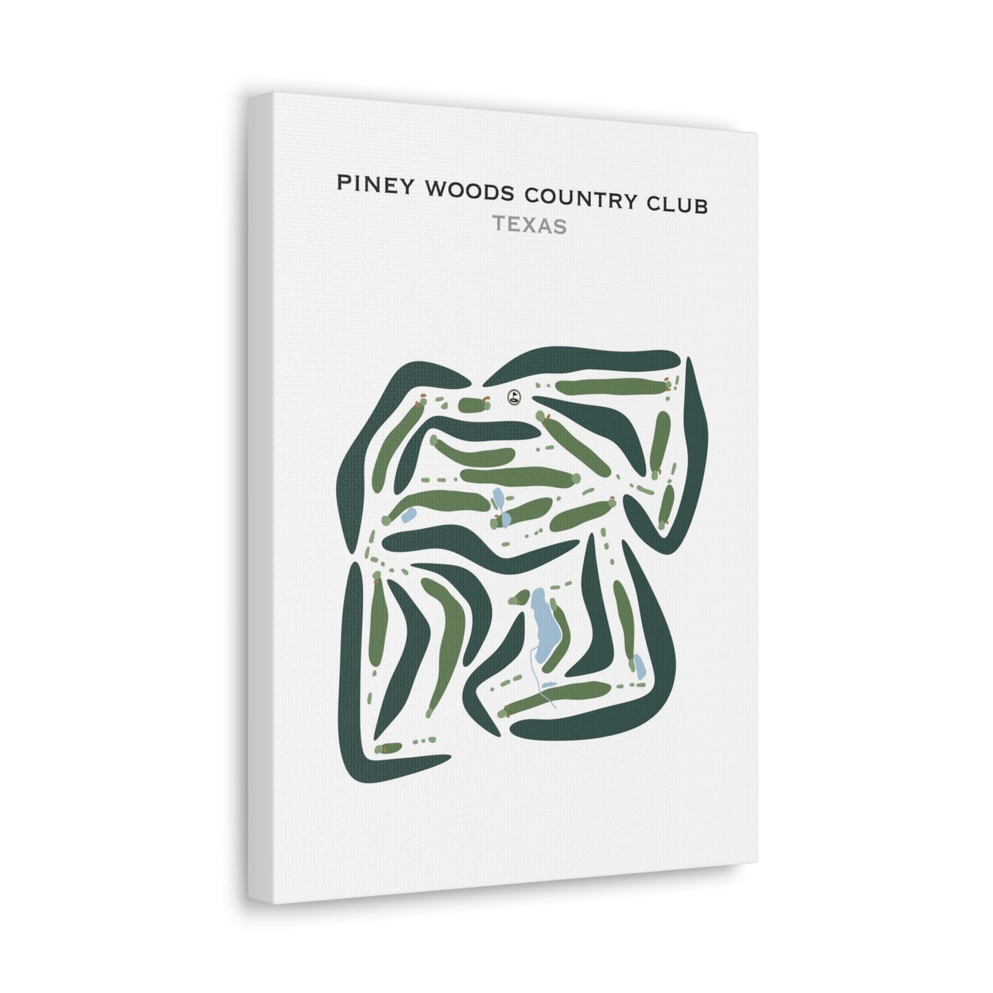 Piney Woods Country Club, Texas - Printed Golf Courses