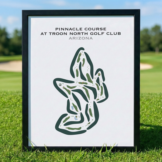 Pinnacle Course at Troon North Golf Club, Arizona - Printed Golf Courses