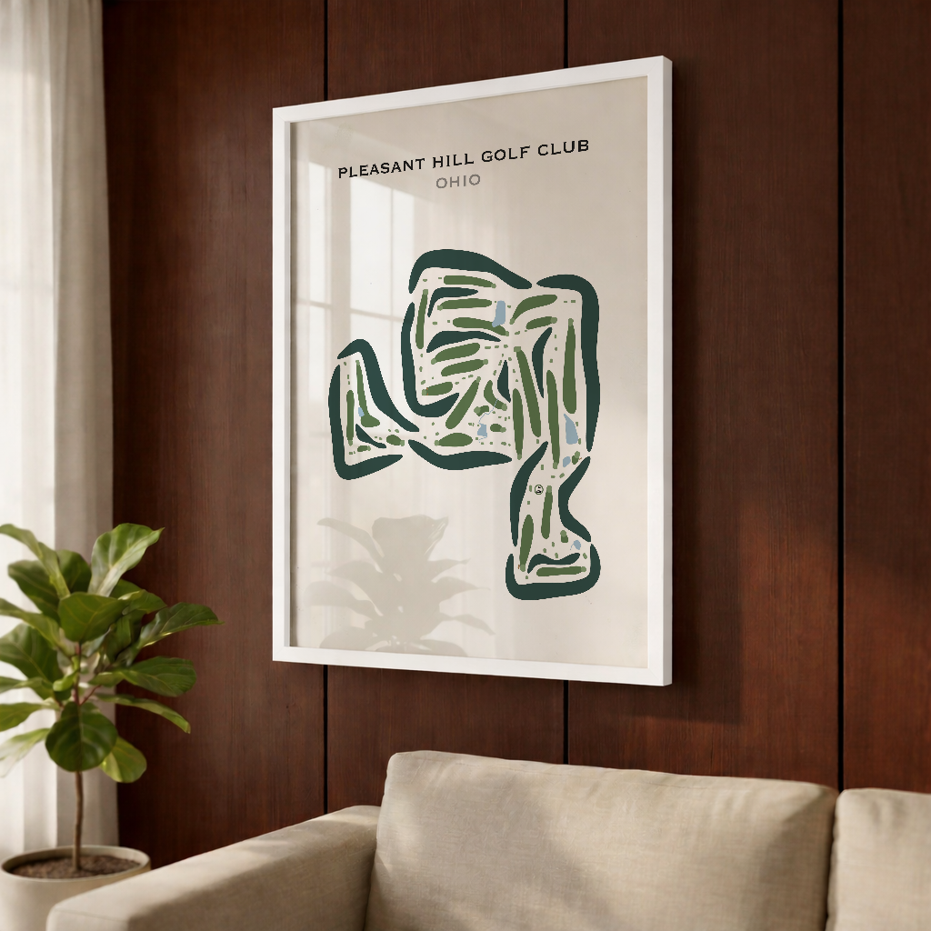 Pleasant Hill Golf Club, Ohio - Printed Golf Courses