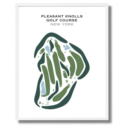 Pleasant Knolls Golf Course, New York - Printed Golf Courses