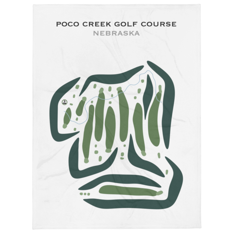 Poco Creek Golf Course, Nebraska - Printed Golf Courses