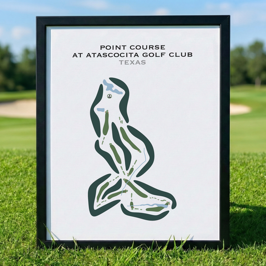 Point Course at Atascocita Golf Club, Texas - Printed Golf Courses
