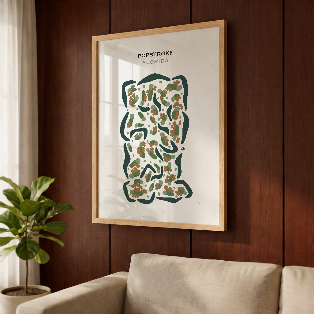PopStroke, Florida - Printed Golf Courses