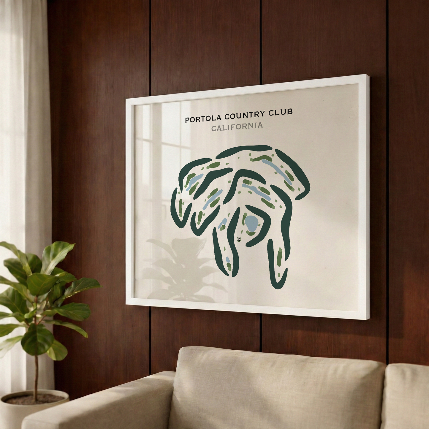 Portola Country Club, California - Printed Golf Courses
