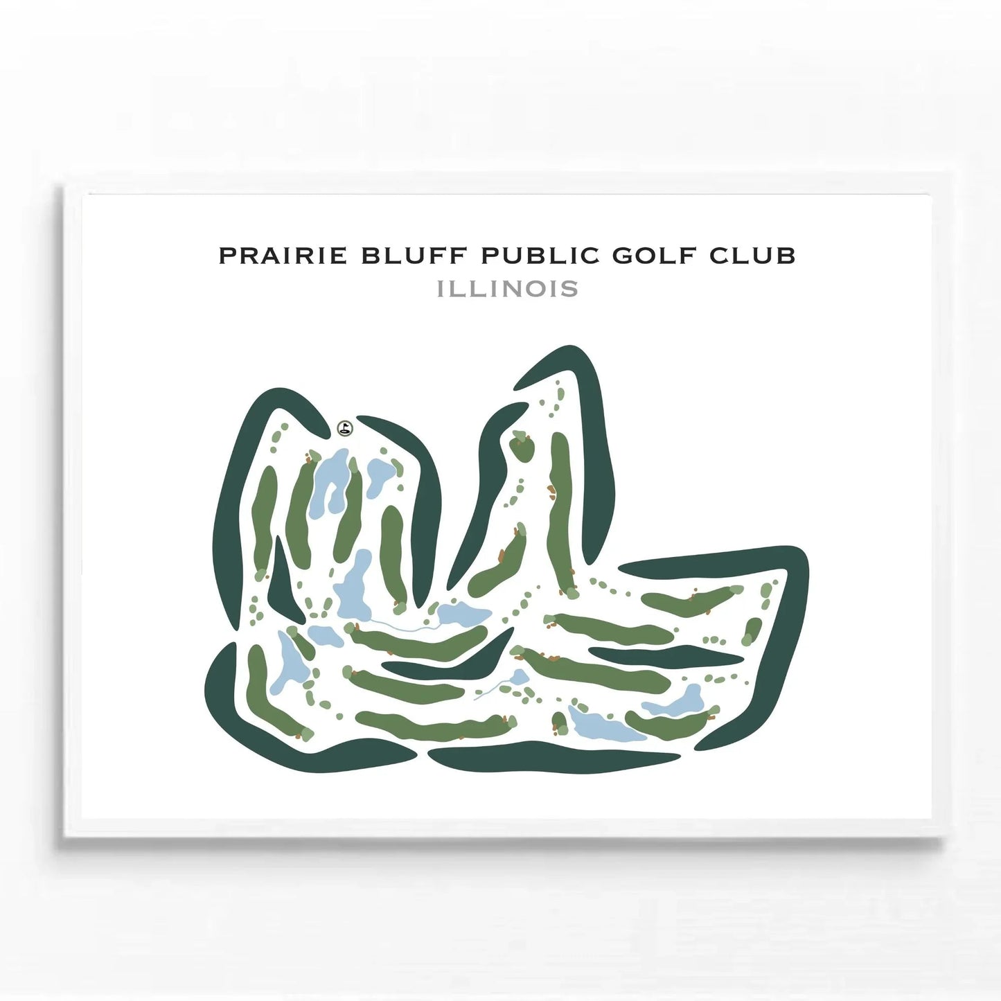 Prairie Bluff Public Golf Club, Illinois - Printed Golf Courses