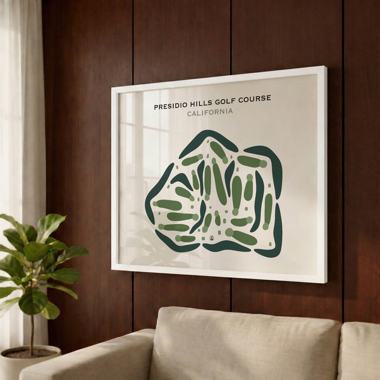 Presidio Hills Golf Course, California - Printed Golf Courses