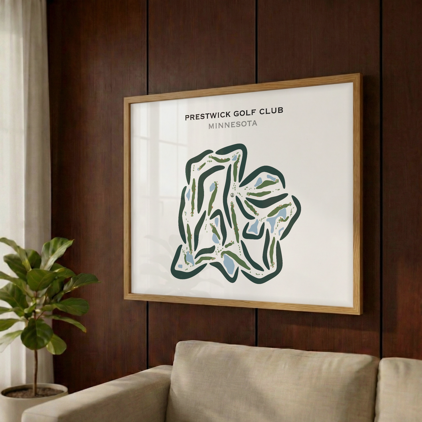 Prestwick Golf Club, Minnesota - Printed Golf Courses