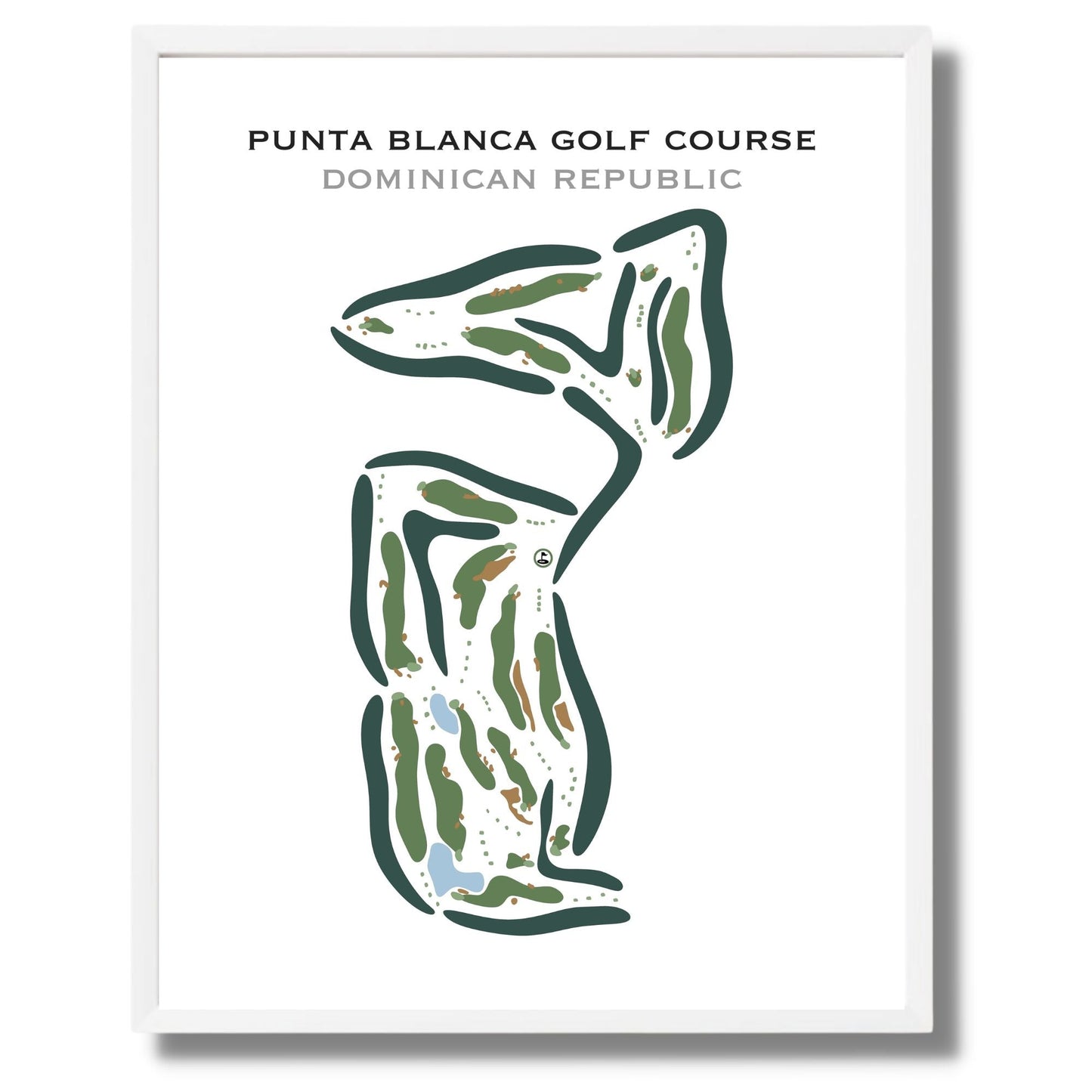 Punta Blanca Golf Course, Dominican Republic - Printed Golf Courses