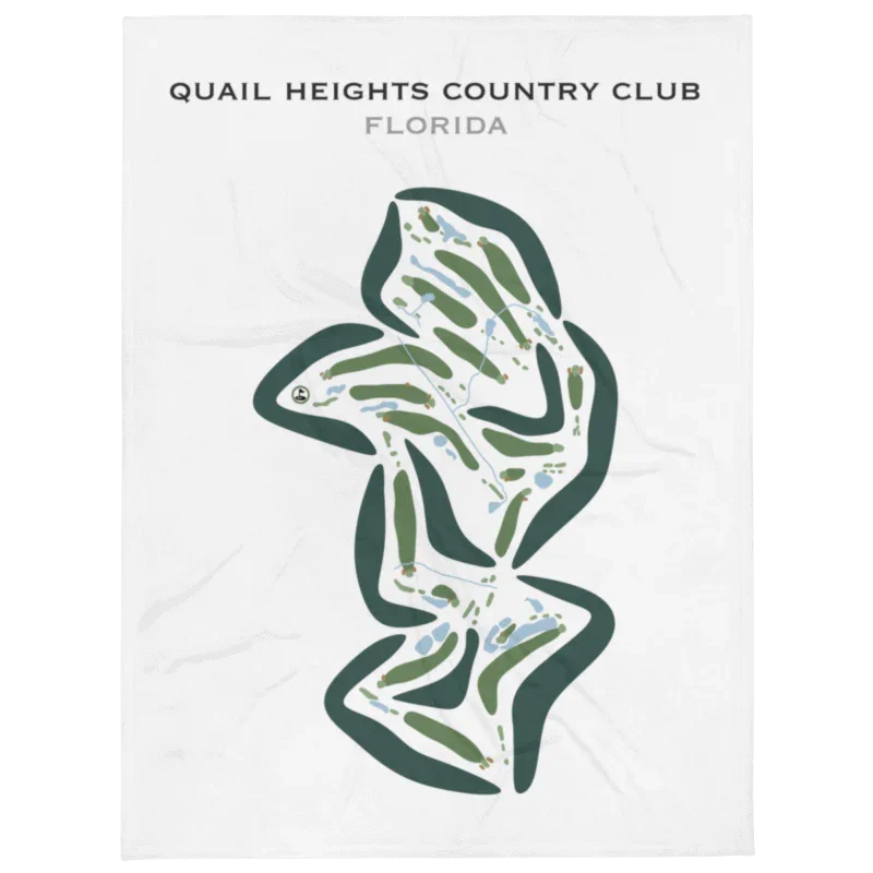 Quail Heights Country Club, Florida - Printed Golf Courses