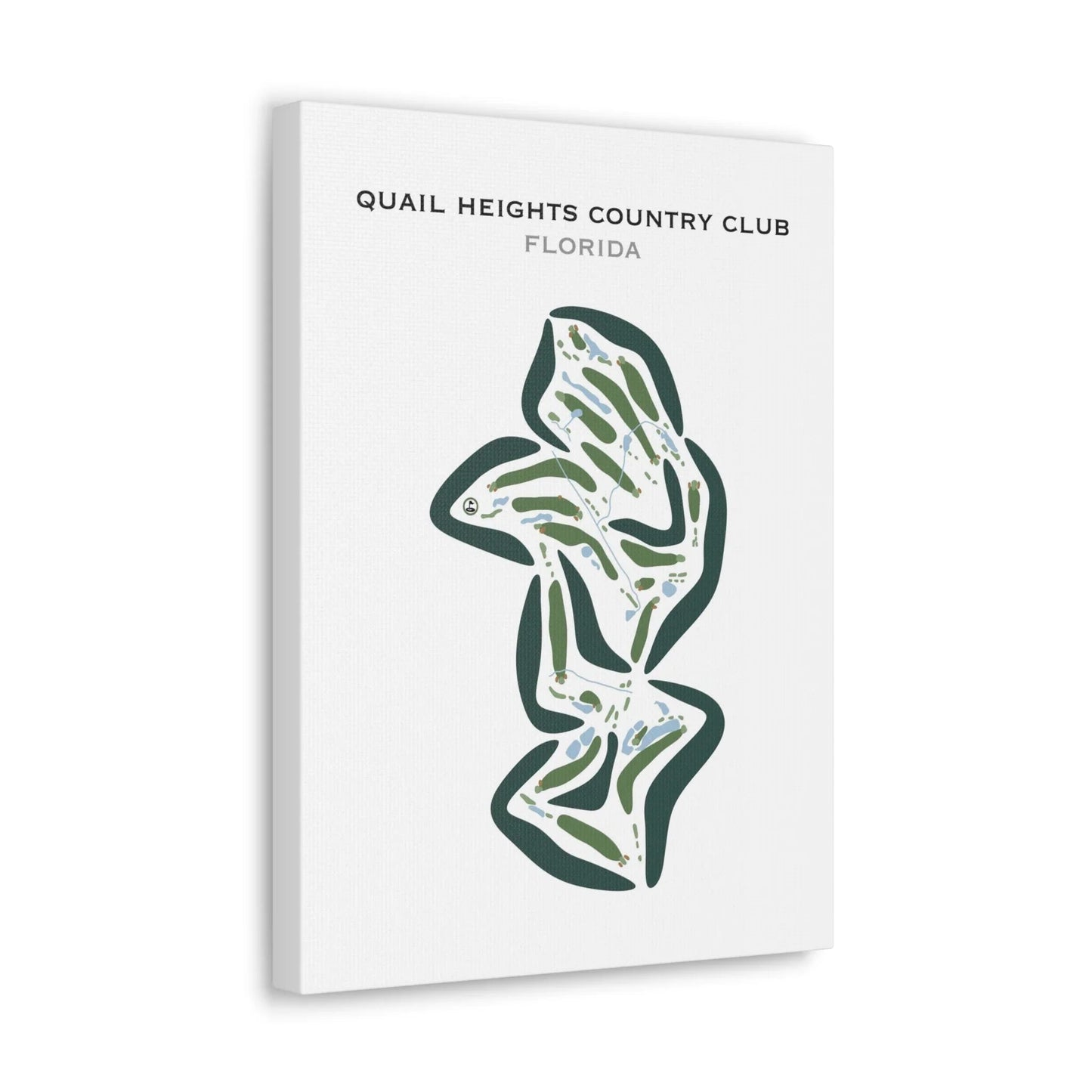 Quail Heights Country Club, Florida - Printed Golf Courses
