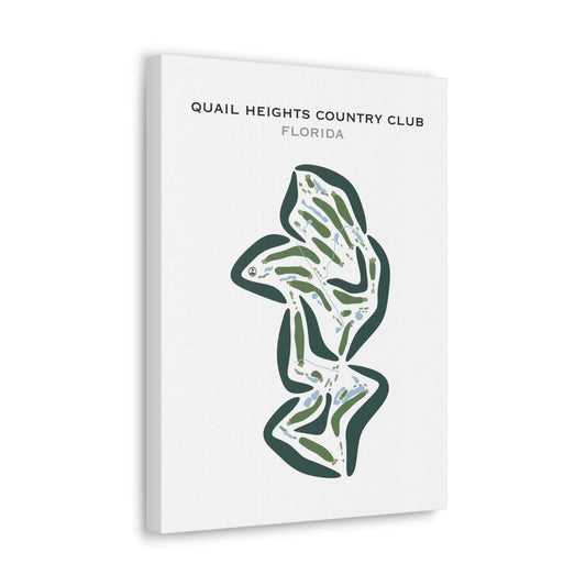 Quail Heights Country Club, Florida - Printed Golf Courses