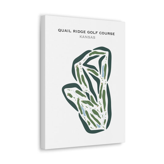 Quail Ridge Golf Course, Kansas - Printed Golf Courses