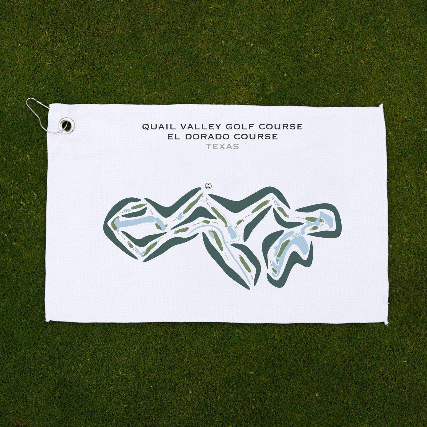 Quail Valley Golf Course - El Dorado Course, Texas - Printed Golf Courses