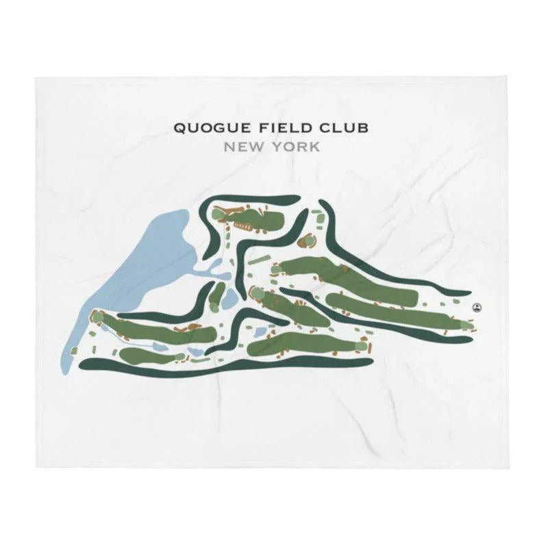 Quogue Field Club, New York - Printed Golf Course