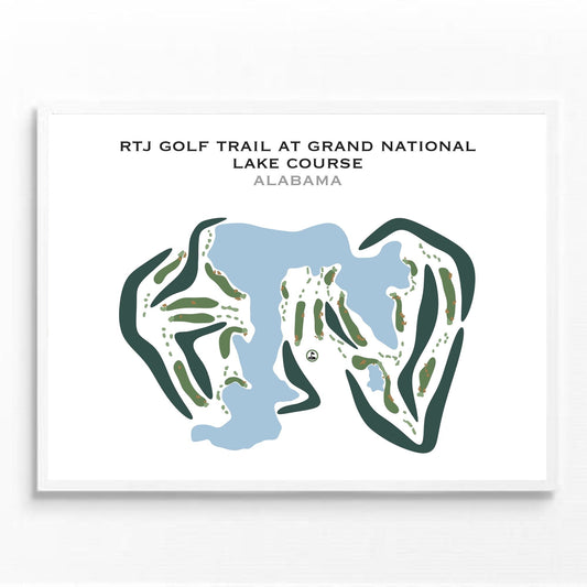 RTJ Golf Trail at Grand National Golf Course, Alabama - Printed Golf Courses