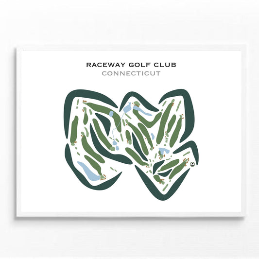Raceway Golf Club, Connecticut - Printed Golf Courses