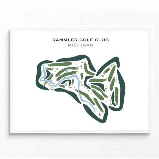 Rammler Golf Club, Michigan - Printed Golf Courses