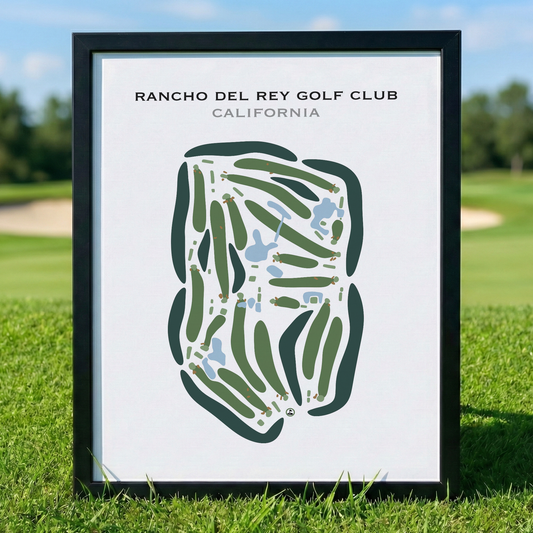 Rancho Del Rey Golf Club, California - Printed Golf Courses