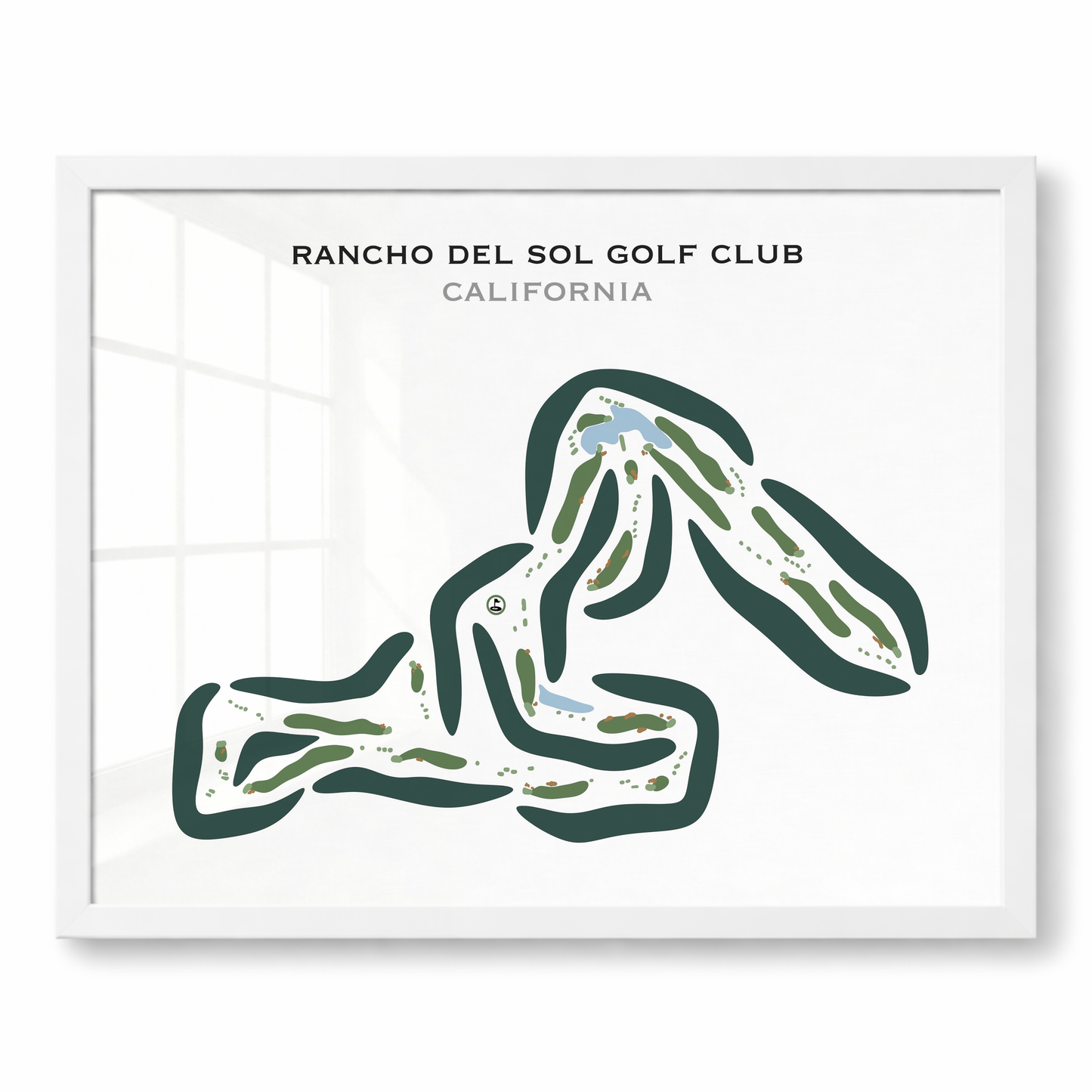 Rancho Del Sol Golf Club, California - Printed Golf Courses