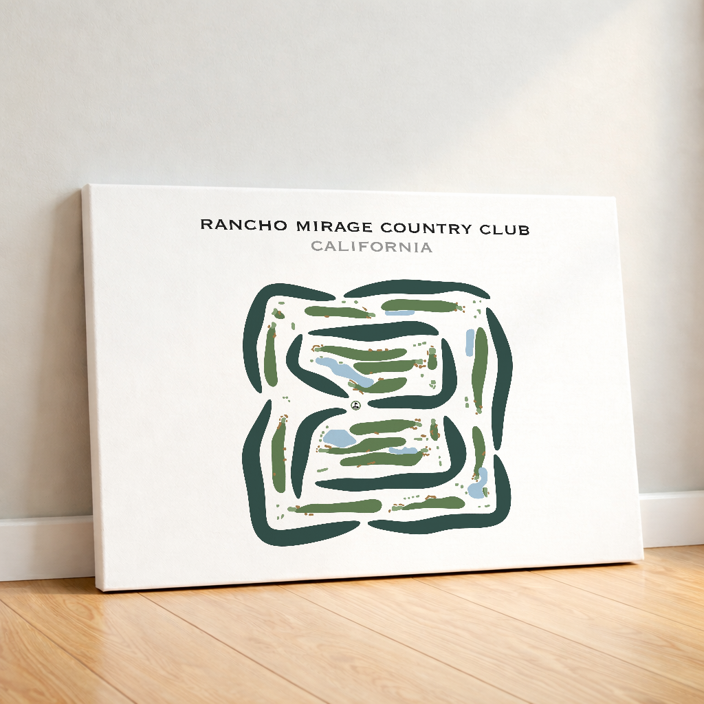 Rancho Mirage Country Club, California - Printed Golf Courses