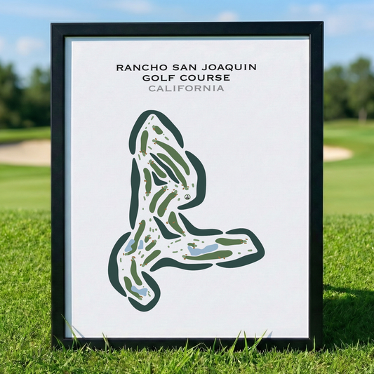 Rancho San Joaquin Golf Course, California - Printed Golf Courses
