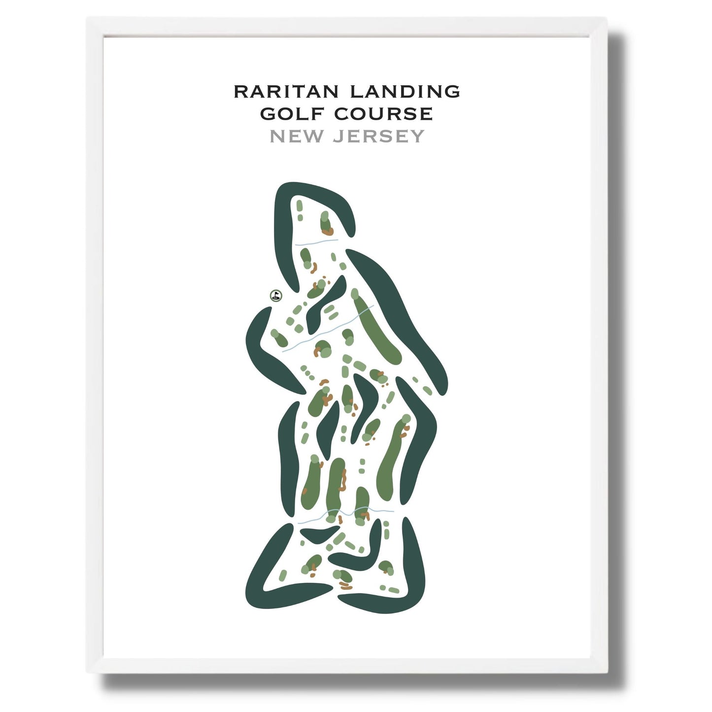 Raritan Landing Golf Course, New Jersey - Printed Golf Courses
