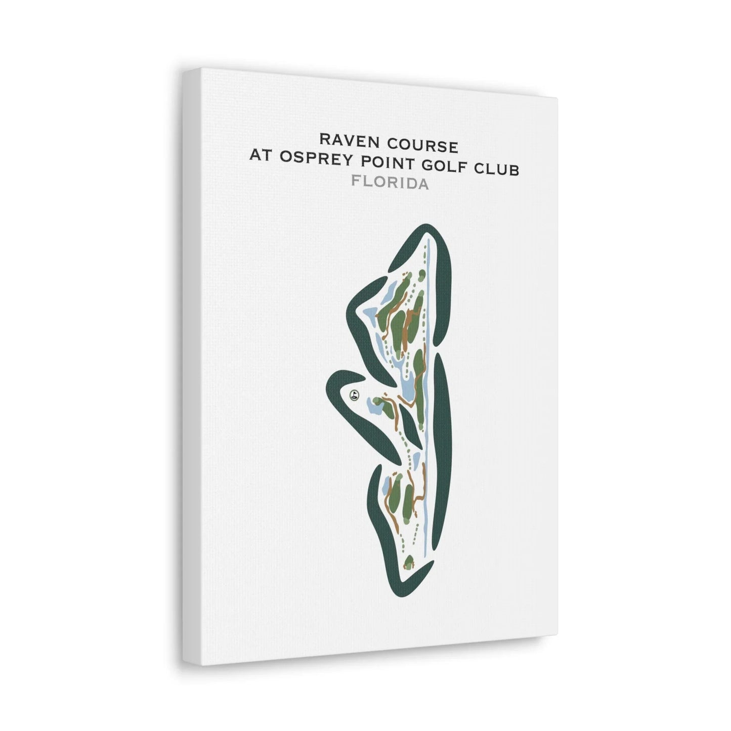 Raven Course at Osprey Point Golf Club, Florida - Printed Golf Courses