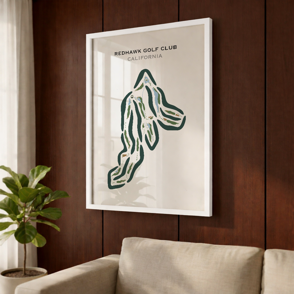 Redhawk Golf Club, California - Printed Golf Courses