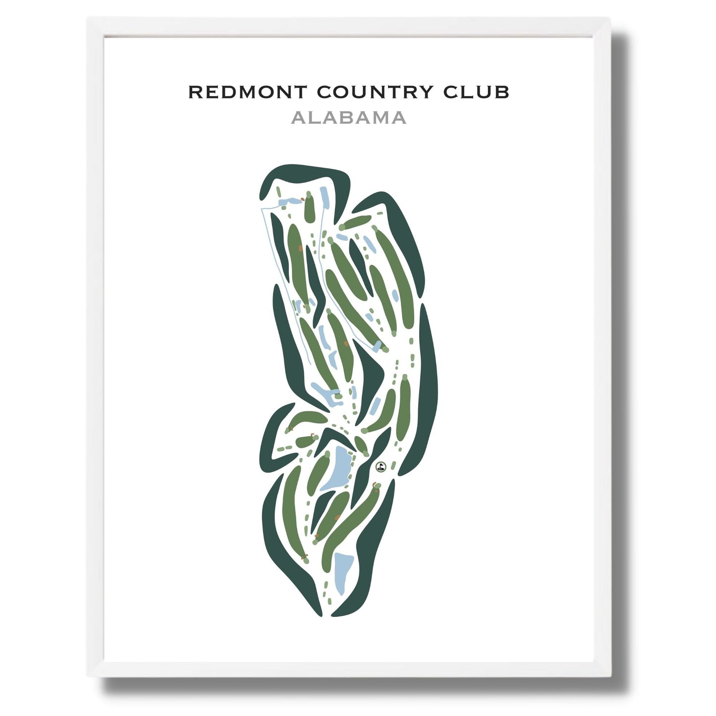Redmont Country Club, Alabama - Printed Golf Courses