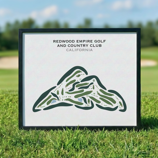 Redwood Empire Golf & Country Club, California - Printed Golf Courses