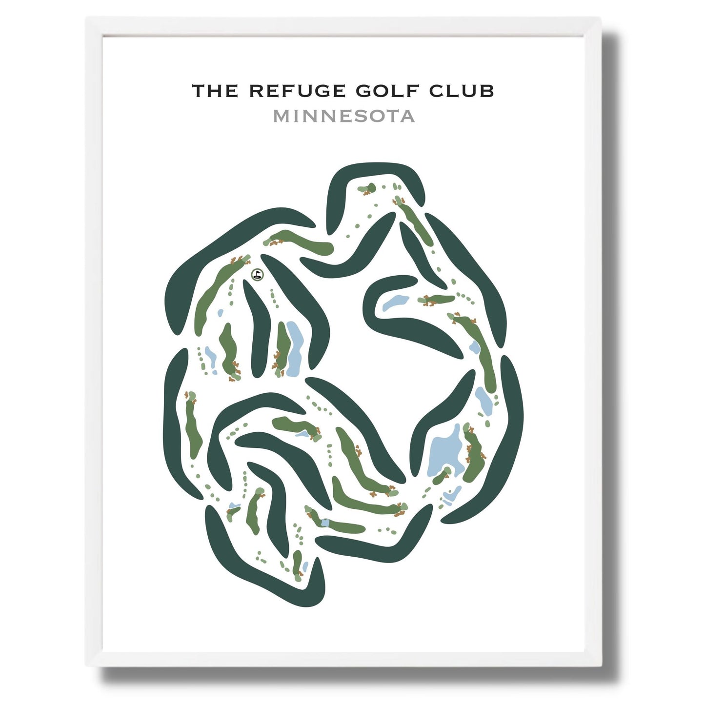 The Refuge Golf Club, Minnesota - Printed Golf Courses