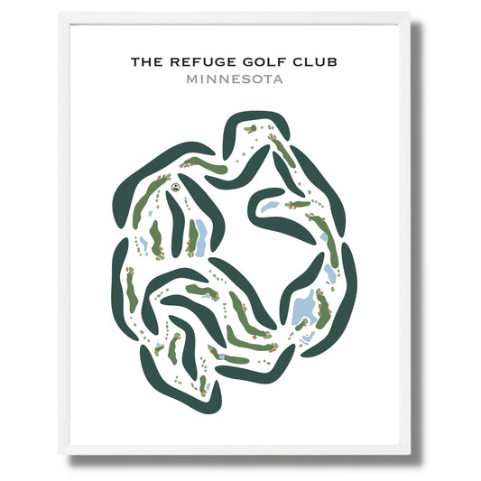 The Refuge Golf Club, Minnesota - Printed Golf Courses