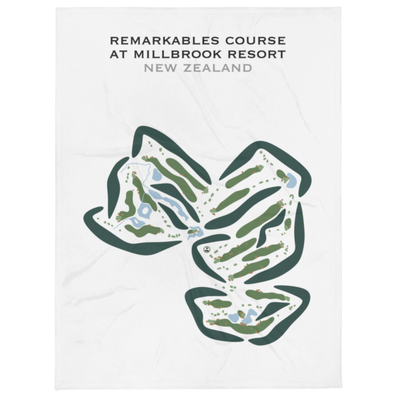 Remarkables Course at Millbrook Resort, New Zealand - Printed Golf Courses