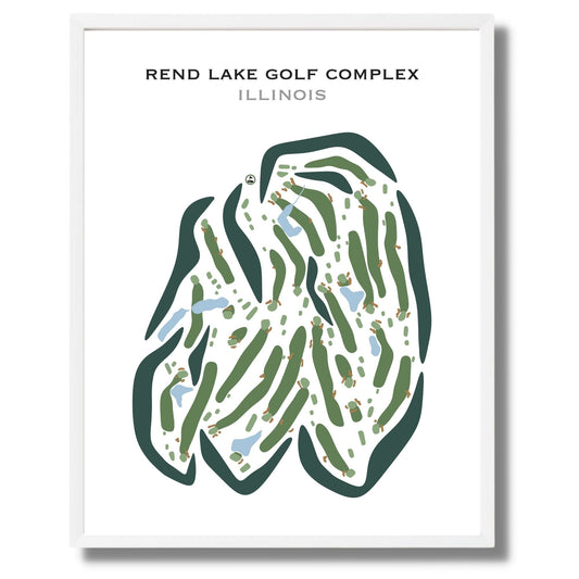 Rend Lake Golf Complex, Illinois - Printed Golf Courses