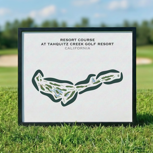 Resort Course at Tahquitz Creek Golf Resort, California - Printed Golf Courses