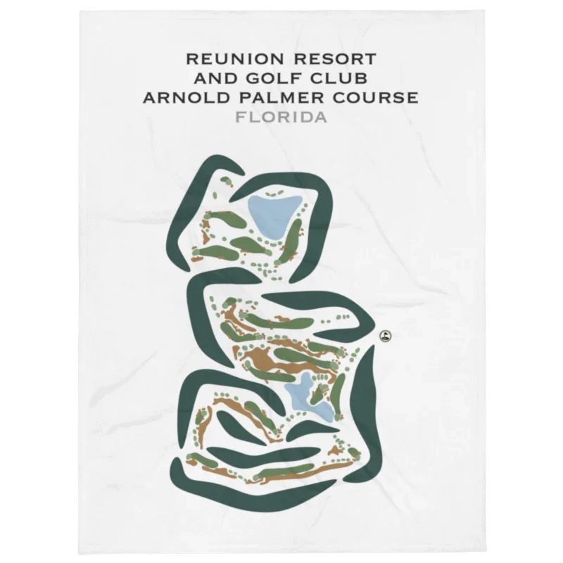 Reunion Resort and Golf Club, Arnold Palmer Course, Florida - Printed Golf Courses