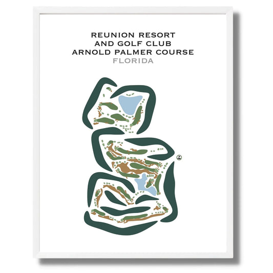 Reunion Resort and Golf Club, Arnold Palmer Course, Florida - Printed Golf Courses