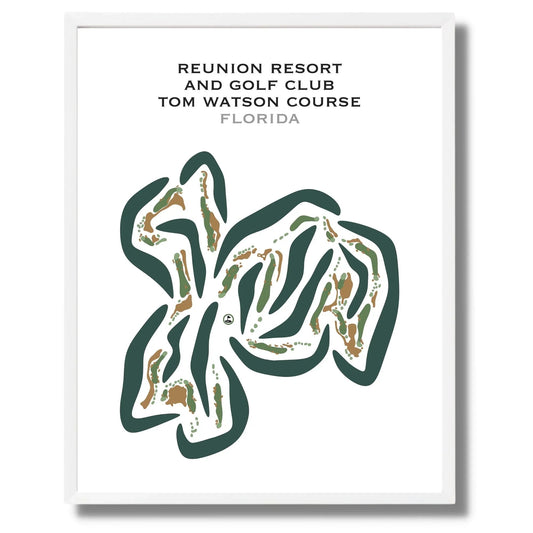 Reunion Resort and Golf Club, Tom Watson Course, Florida - Printed Golf Courses