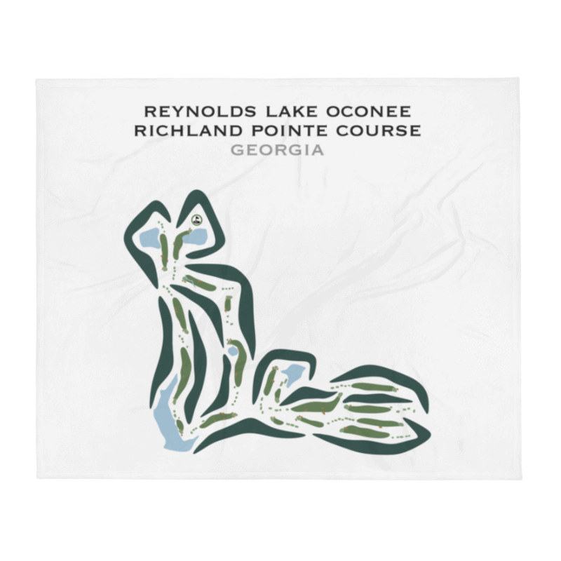 Reynolds Lake Oconee - Richland Pointe Course, Georgia - Printed Golf Courses