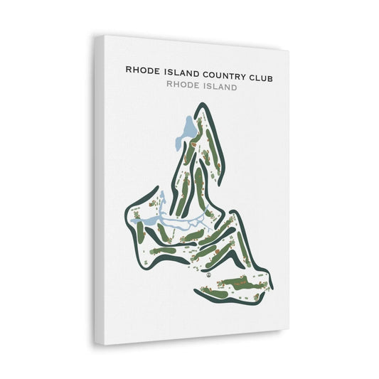 Rhode Island Country Club, Rhode Island - Printed Golf Course