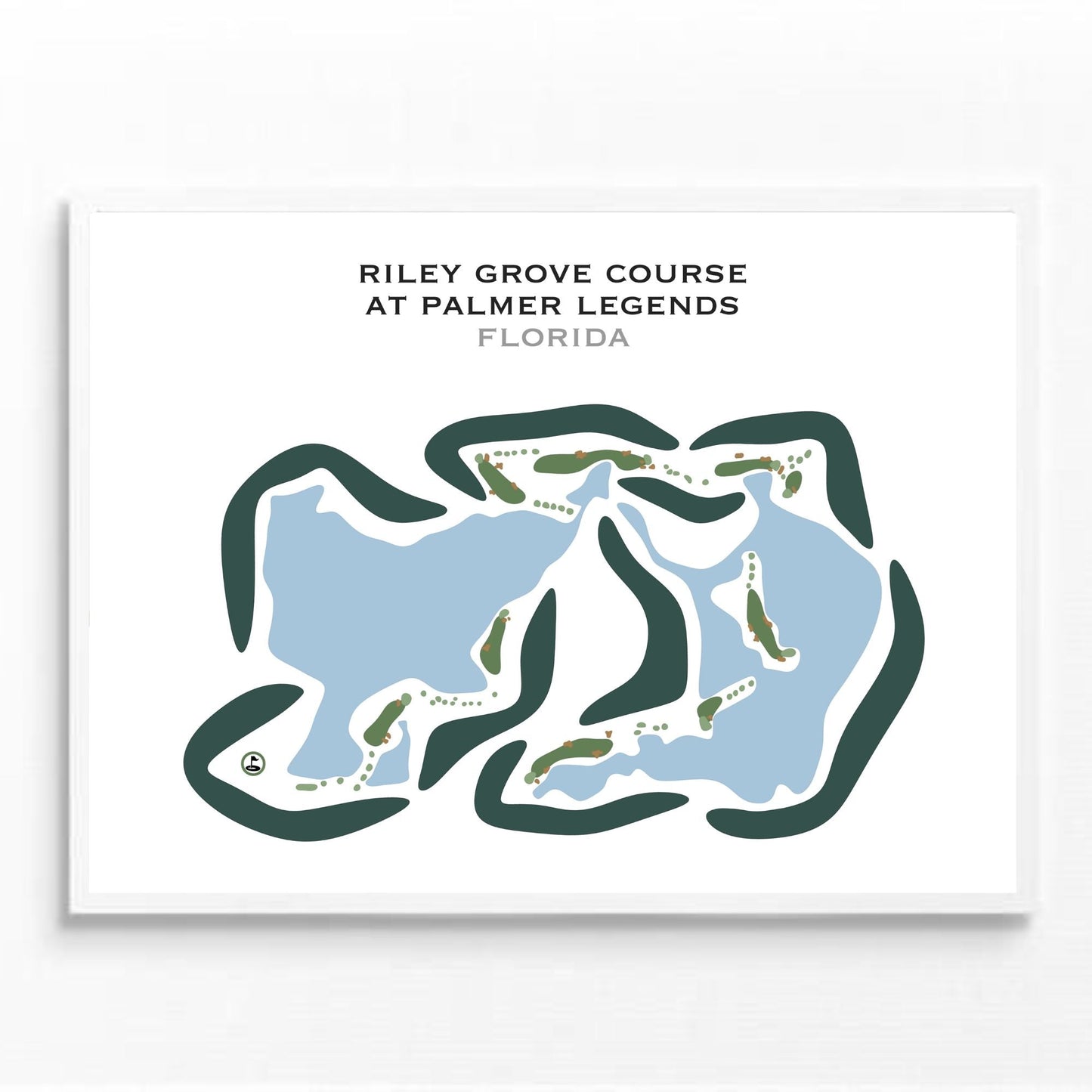 Riley Grove Course at Palmer Legends, Florida - Printed Golf Courses