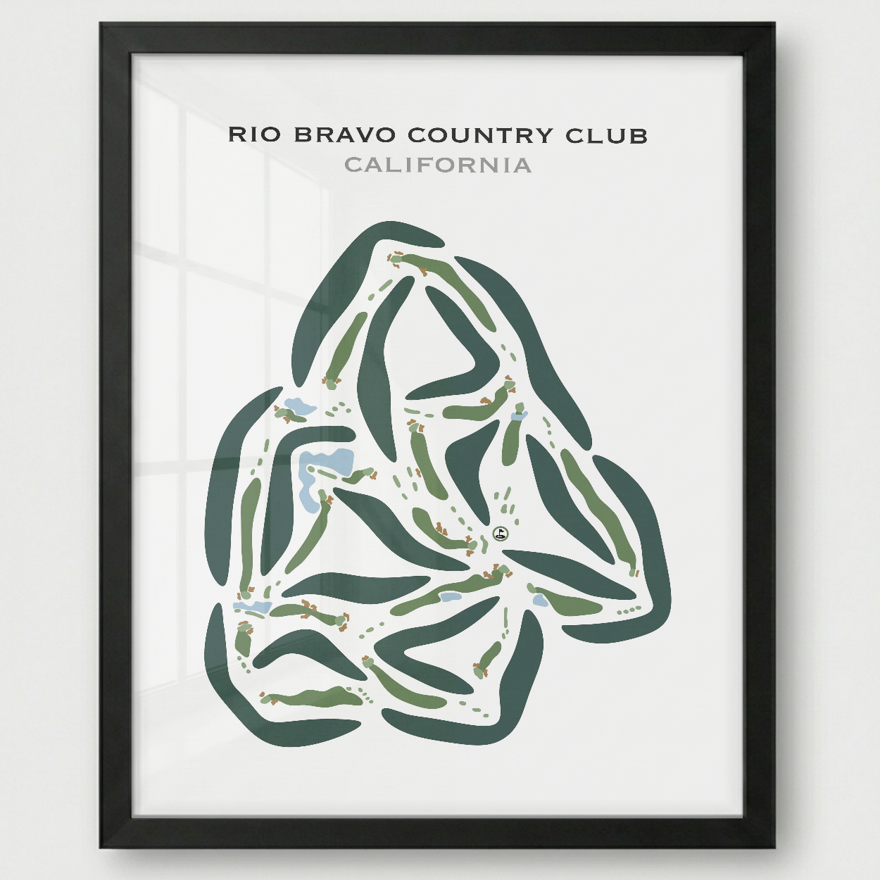 Rio Bravo Country Club, California - Printed Golf Courses