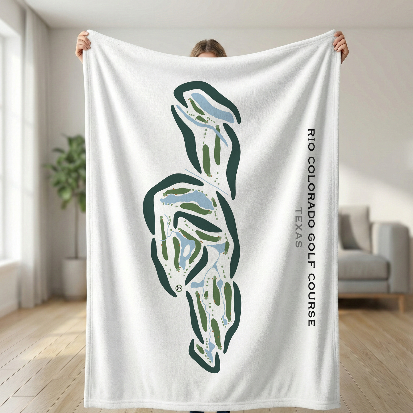 Rio Colorado Golf Course, Texas - Printed Golf Courses