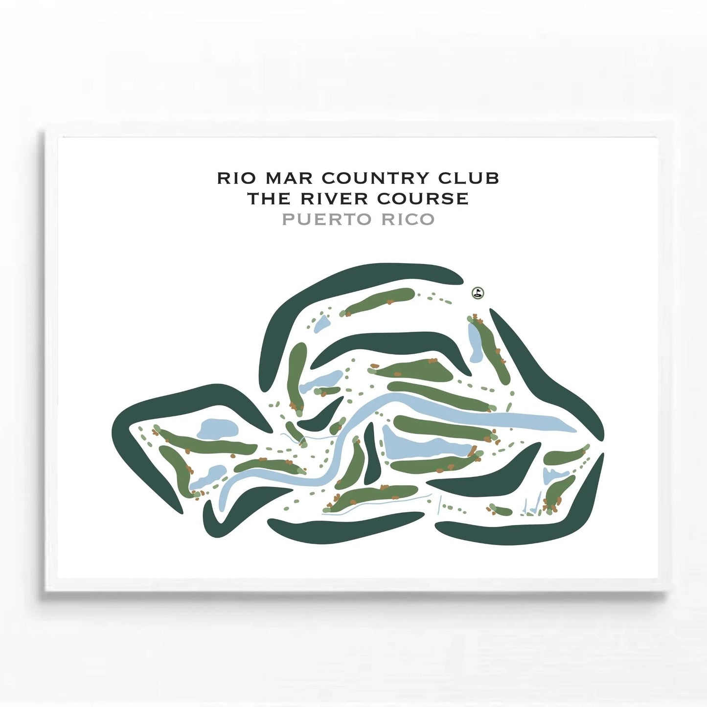 Rio Mar Country Club - The River Course, Puerto Rico - Printed Golf Courses