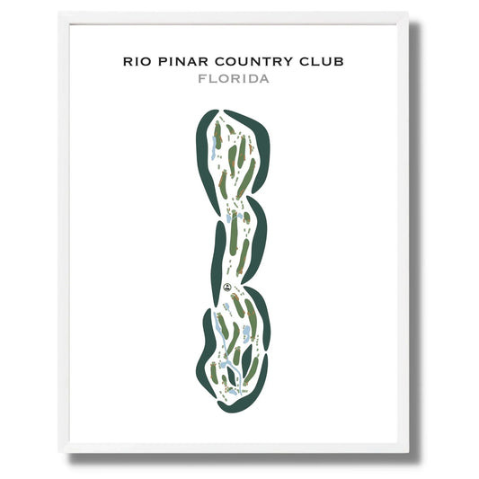 Rio Pinar Country Club, Florida - Printed Golf Courses