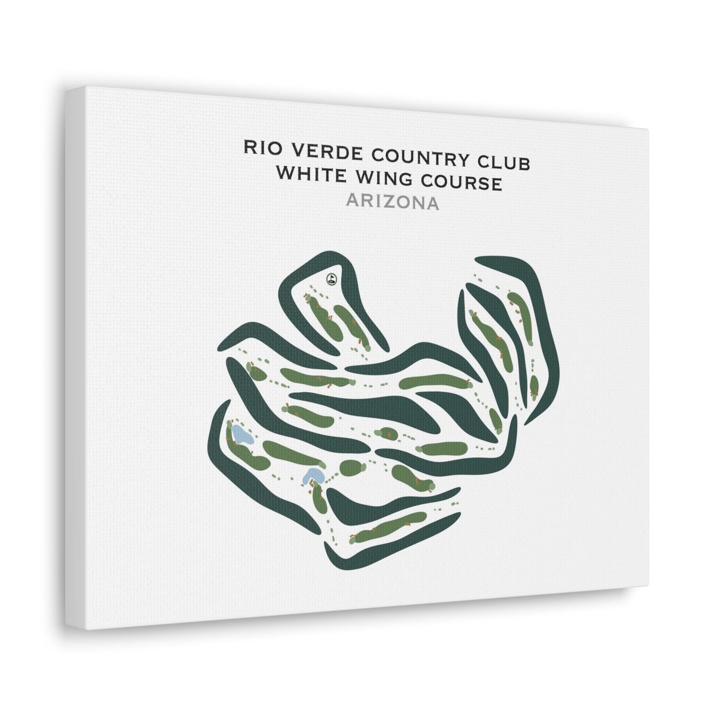 Rio Verde Country Club - White Wing Course, Arizona - Printed Golf Courses
